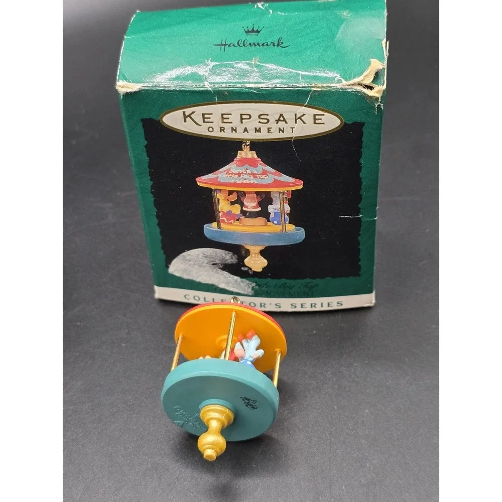90 Little Bear 04 Santa Balloon Tree & 96 Santa Little Big Top Hallmark Ornament